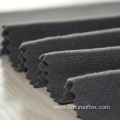 Fireproof Cotton Acrylic Blend Dark Grey Knitted Fabric